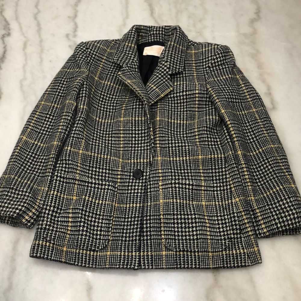 Vintage Pendleton 100% Virgin Wool Blazer With pockets Made in USA Size Large